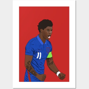 Marcus Rashford England Captain 100 Goals Posters and Art